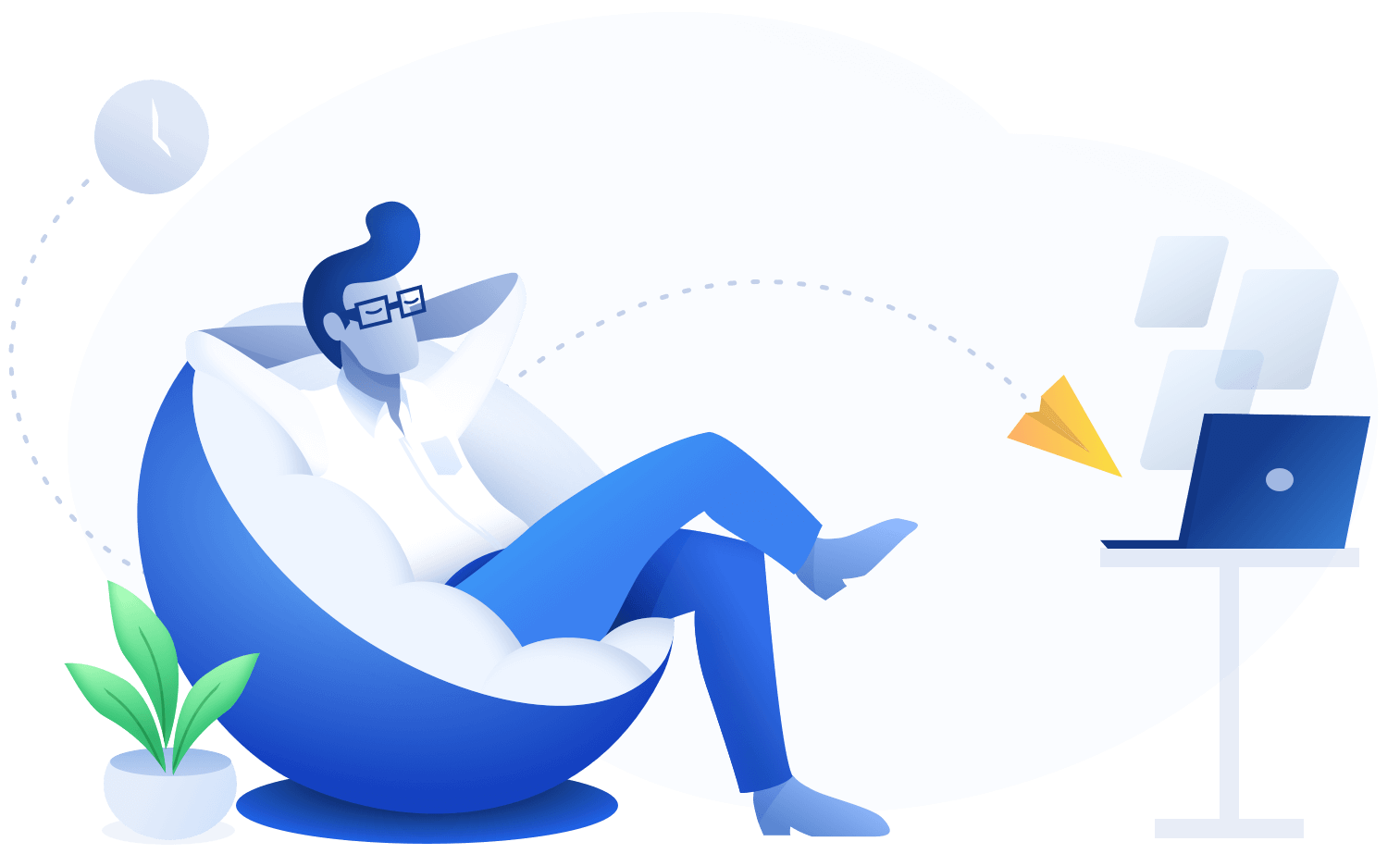 Illustration of relaxation